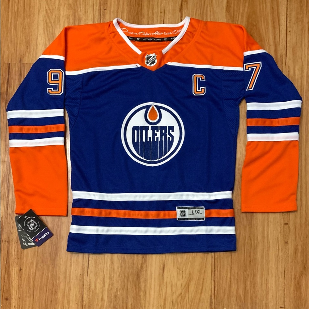 Youth Connor McDavid Edmonton Oilers Jersey
